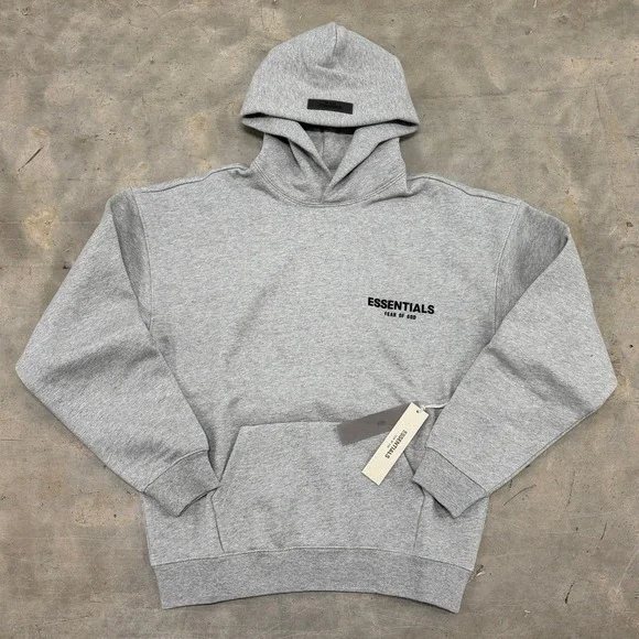 Fear of God Essentials SS22 'Dark Oatmeal' Hoodie Size XL - Picture 2 of 7